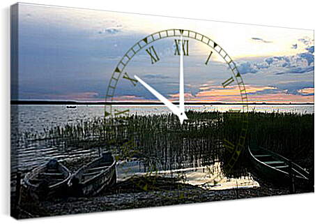 Часы картина - Озеро Свитязь