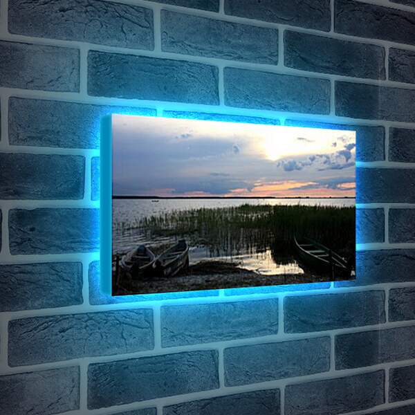 Лайтбокс световая панель - Озеро Свитязь