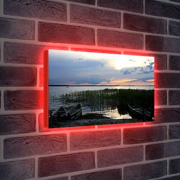 Лайтбокс световая панель - Озеро Свитязь