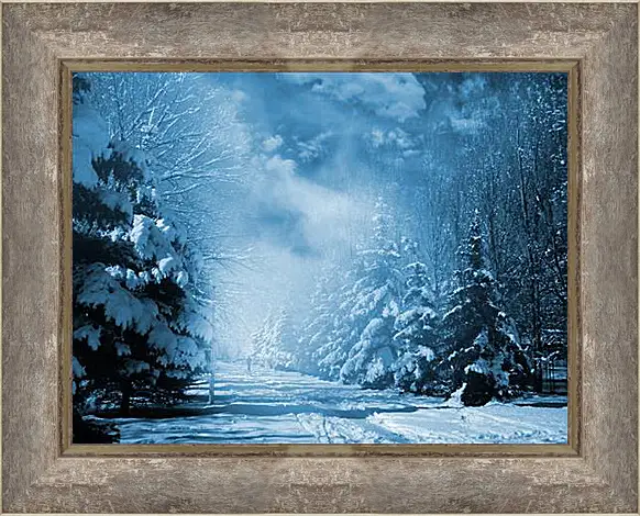 Картина в раме - Russian Winter - Русская зима