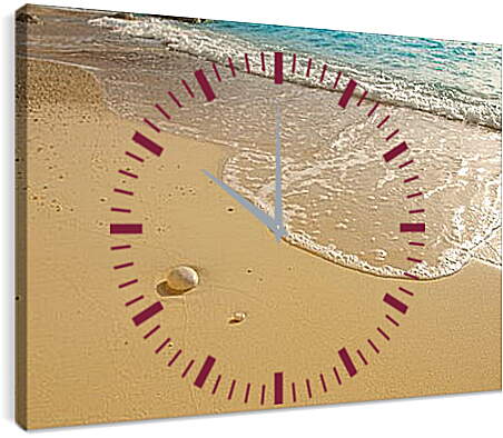 Часы картина - Sea shore - Морской берег