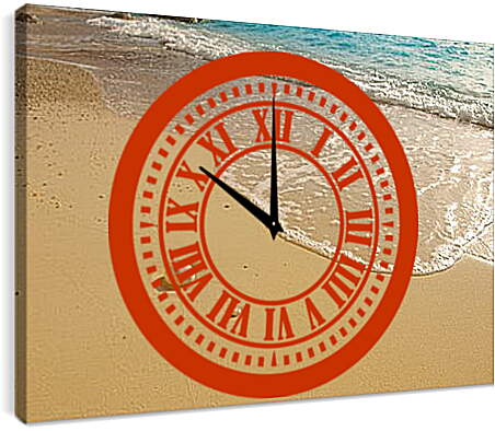 Часы картина - Sea shore - Морской берег