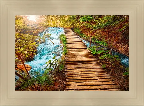 Картина в раме - Дорожка
