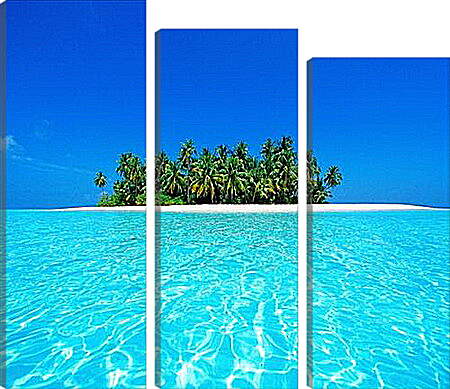 Модульная картина - Райский остров