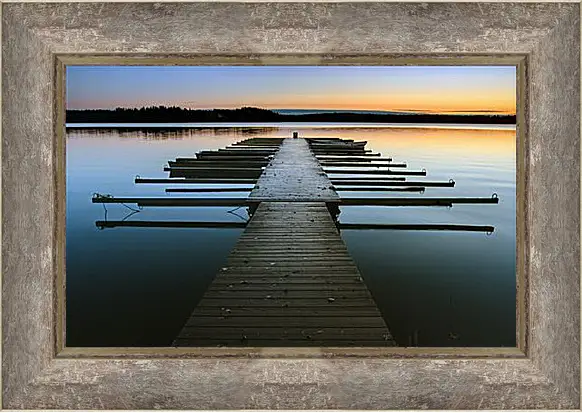 Картина в раме - Вода