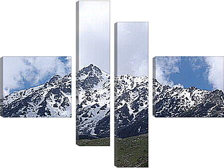Модульная картина - Горы Алмааты
