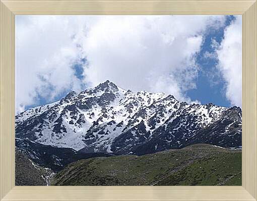 Картина в раме - Горы Алмааты