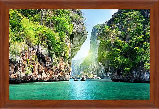 Картина в раме - Райские виды Таиланда