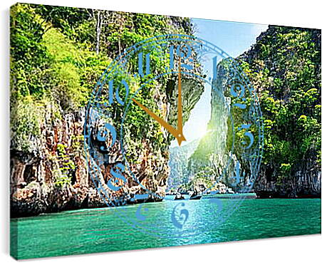 Часы картина - Райские виды Таиланда