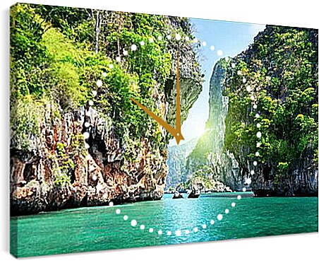 Часы картина - Райские виды Таиланда