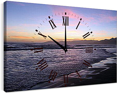 Часы картина - Море и волны