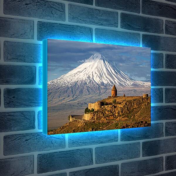 Лайтбокс световая панель - Гора Арарат 2