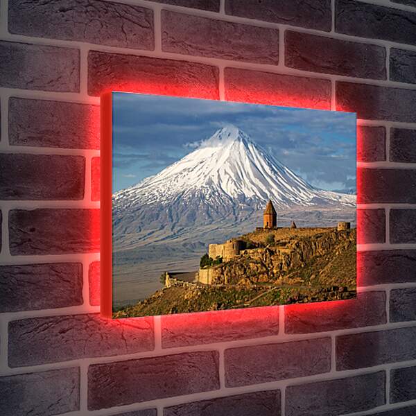 Лайтбокс световая панель - Гора Арарат 2