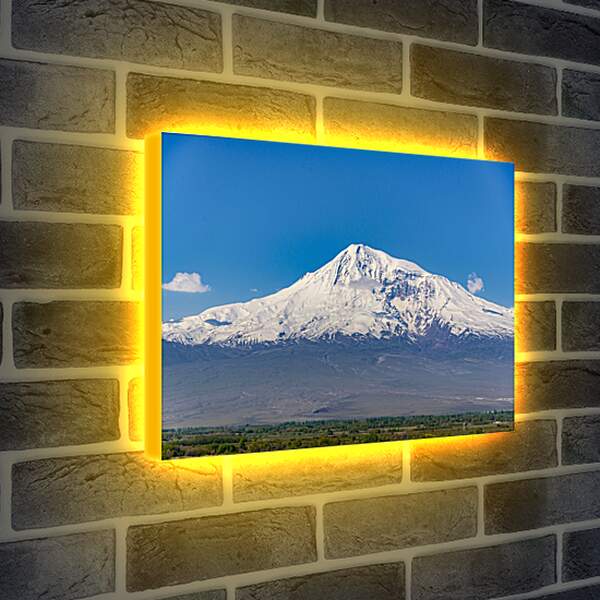 Лайтбокс световая панель - Гора Арарат 1