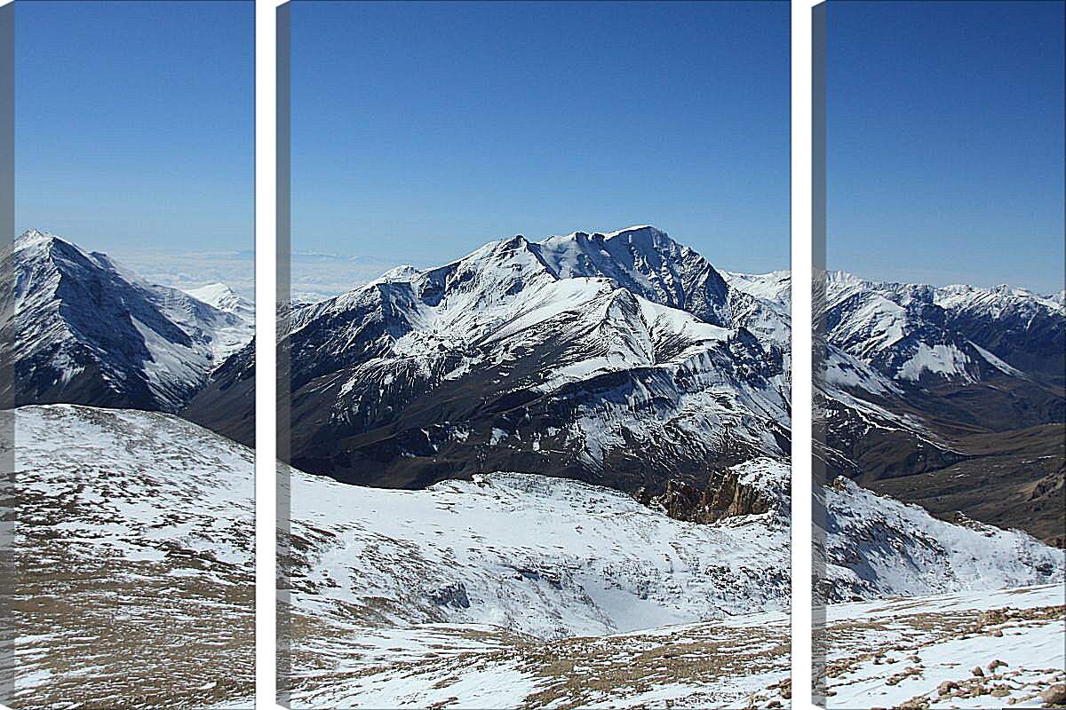 Модульная картина - Гора Базардюзю 2. Дагестан