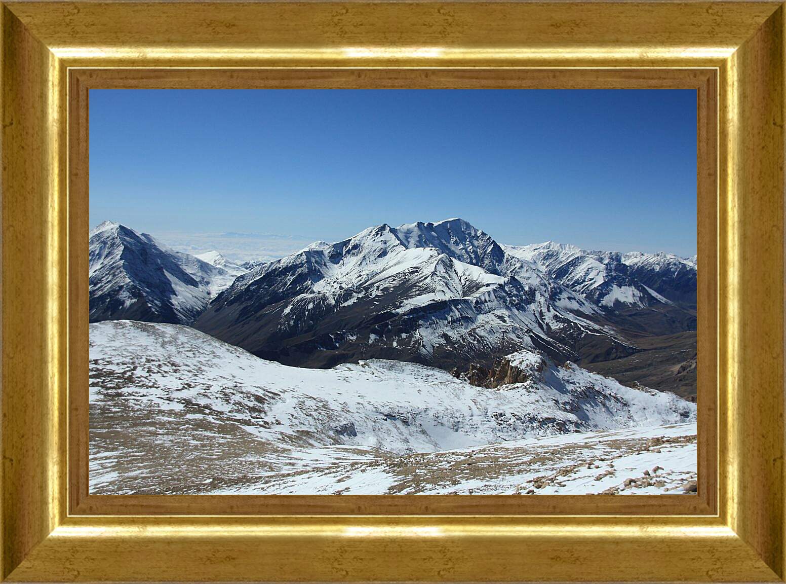 Картина в раме - Гора Базардюзю 2. Дагестан
