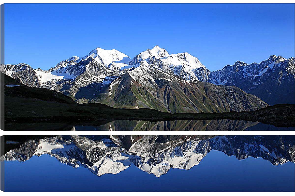 Модульная картина - Гора Белуха 3. Республика Алтай