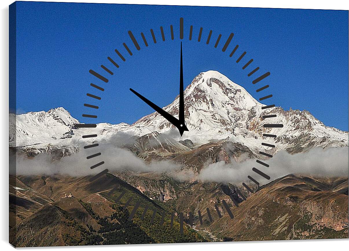 Часы картина - Гора Казбек 1. Грузия
