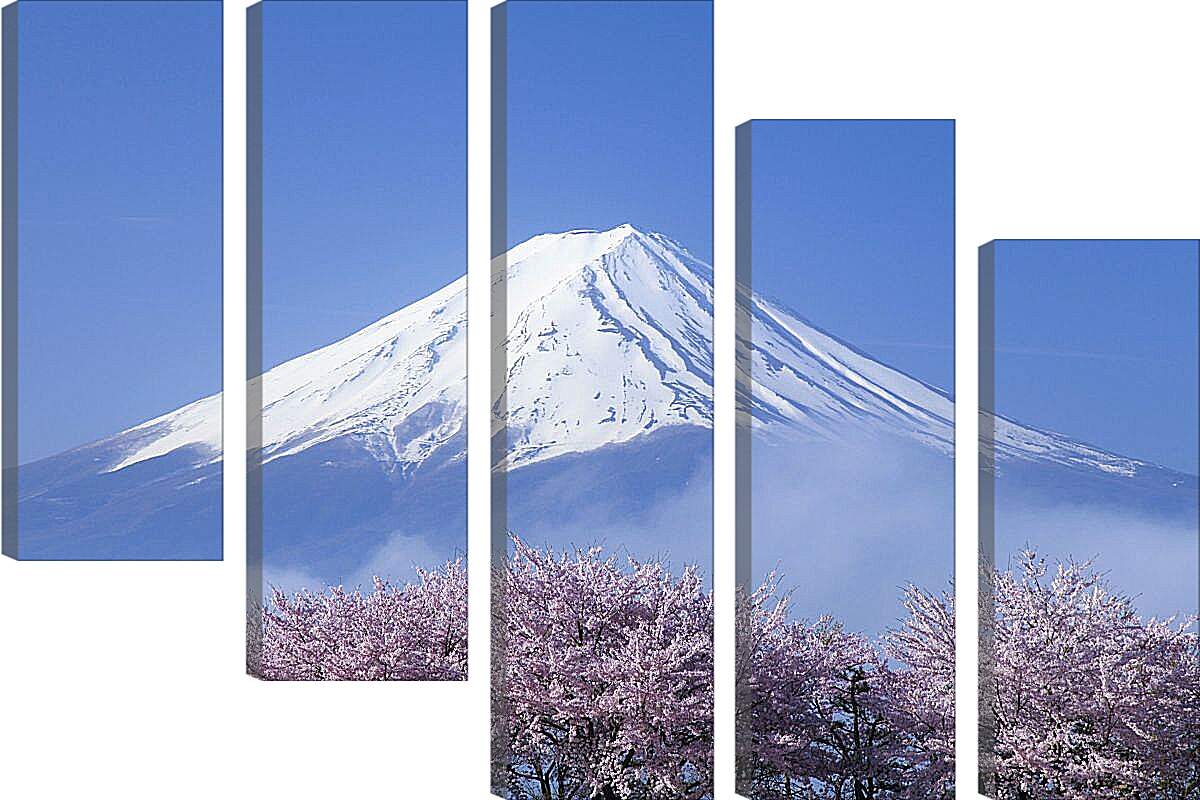 Модульная картина - Гора Фудзияма 2. Япония