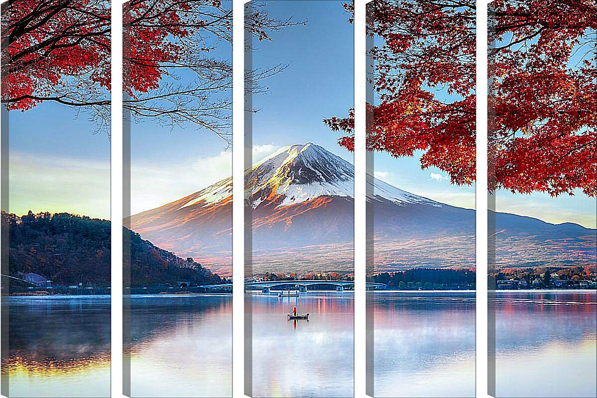 Модульная картина - Гора Фудзияма 1. Япония