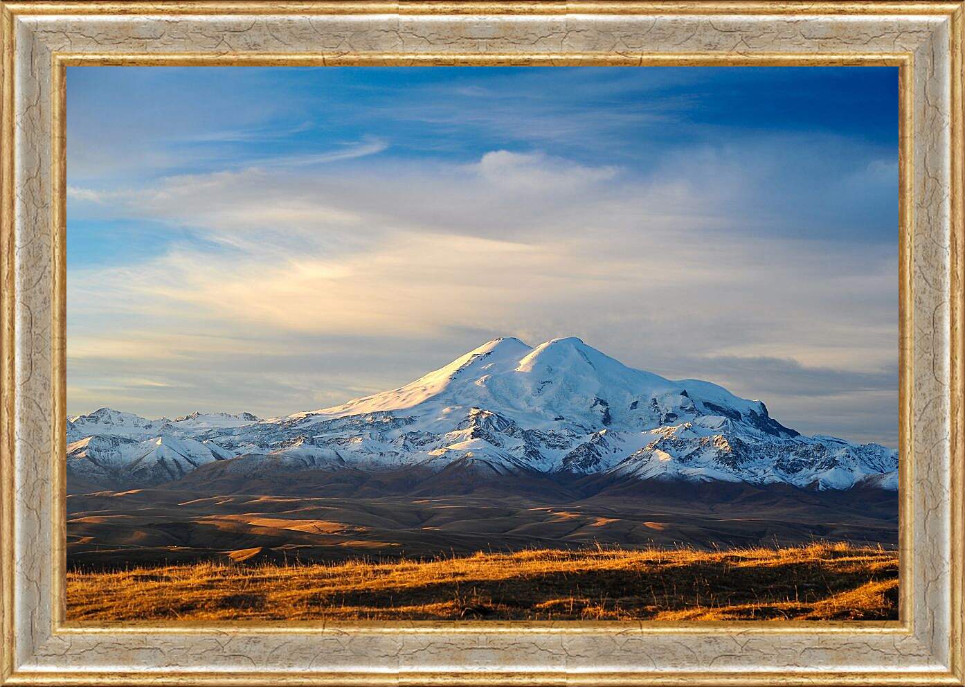Картина в раме - Гора Эльбрус 2