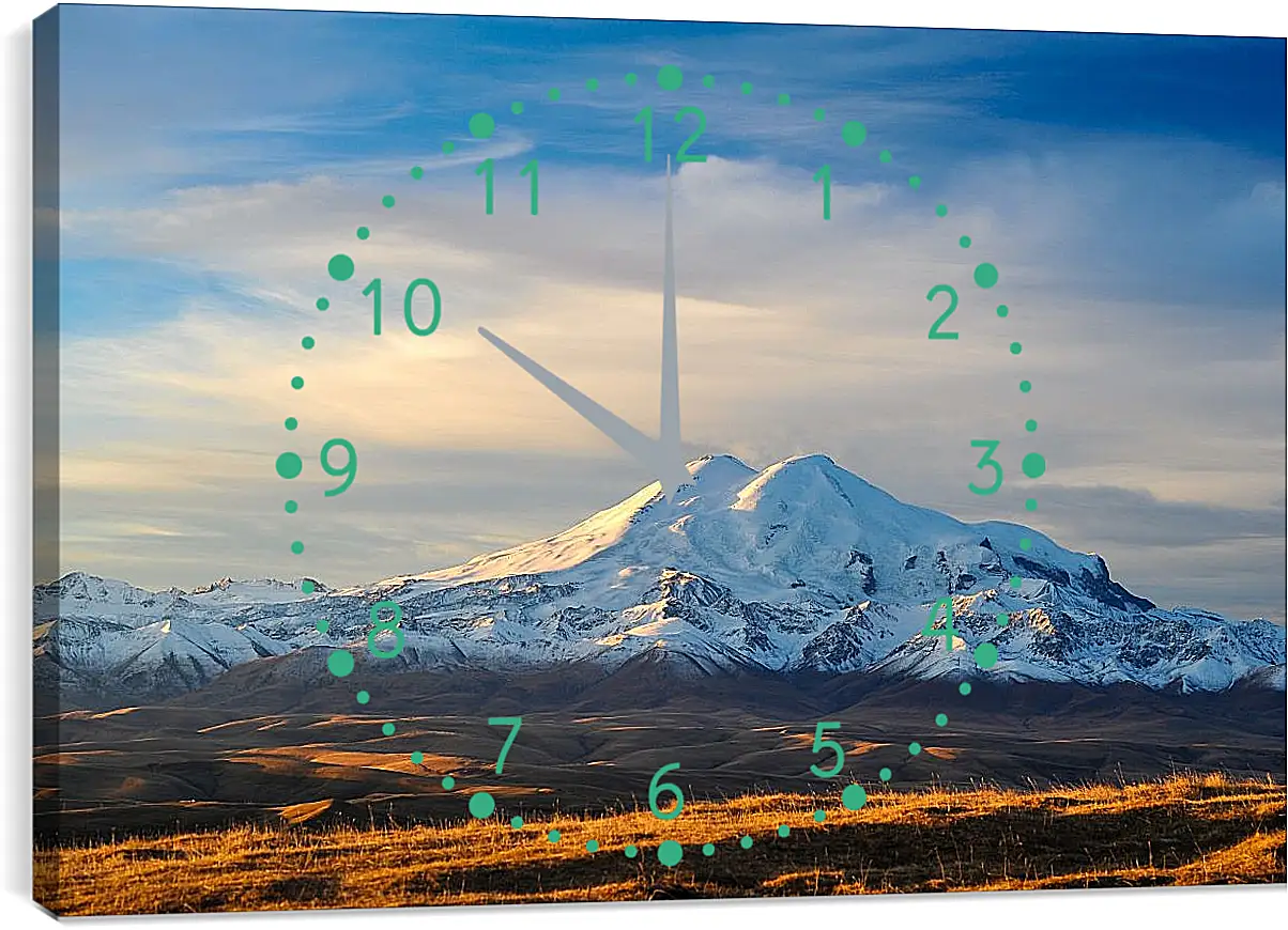 Часы картина - Гора Эльбрус 2