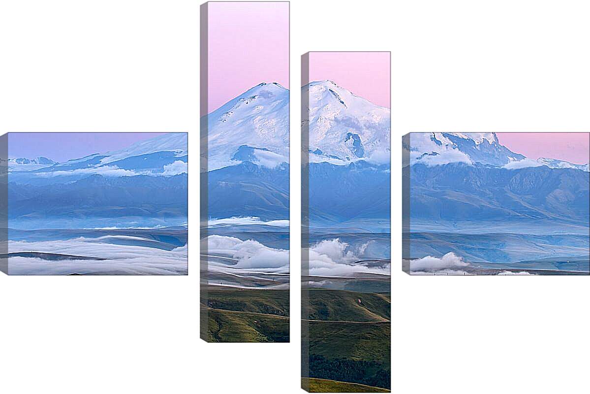 Модульная картина - Гора Эльбрус 1
