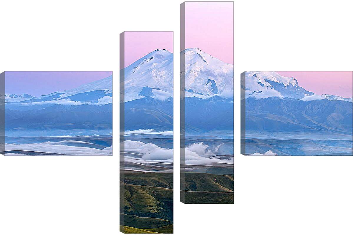Модульная картина - Гора Эльбрус 1