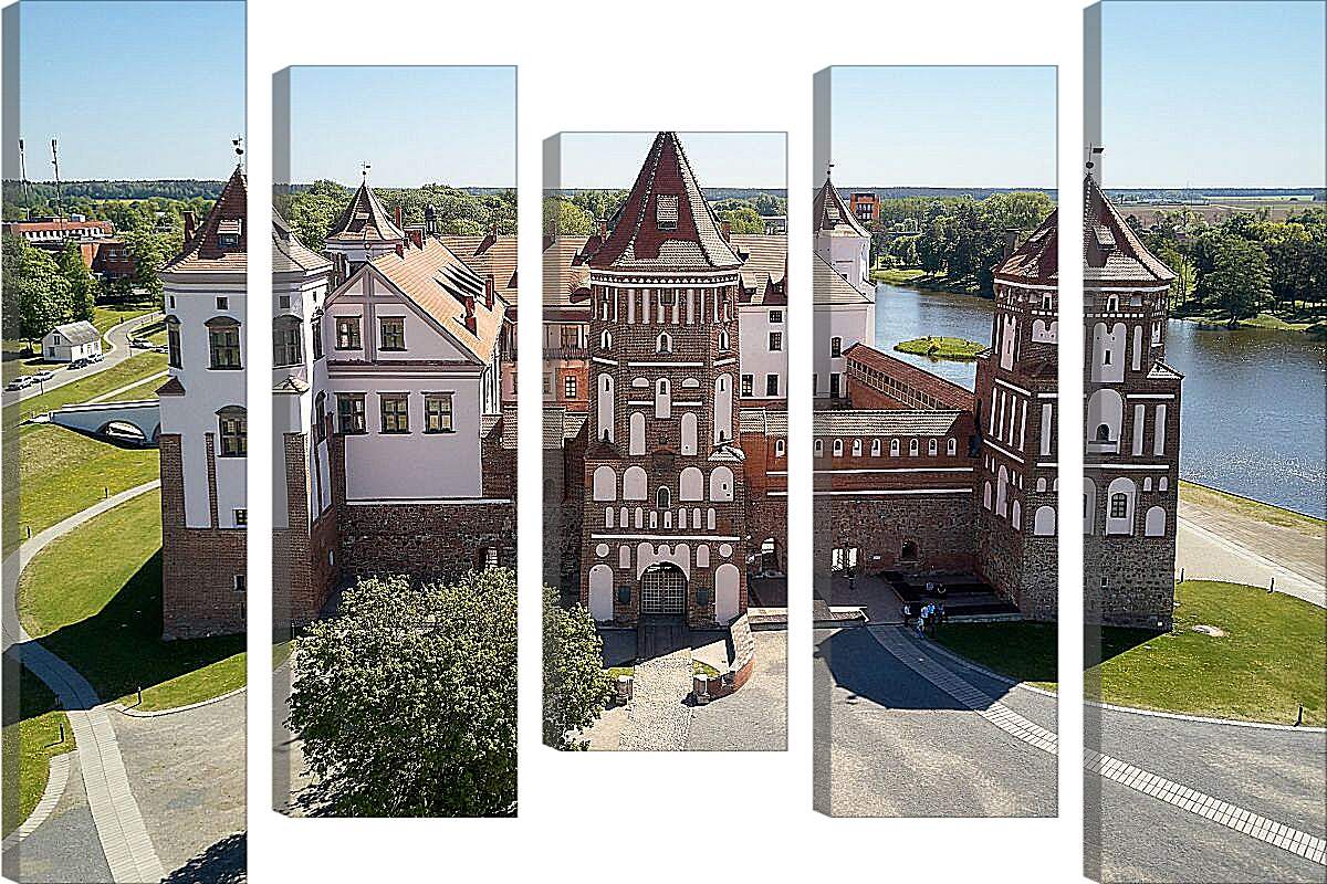 Модульная картина - Мирский замок 2. Республика Беларусь