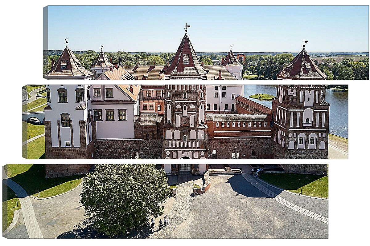 Модульная картина - Мирский замок 2. Республика Беларусь