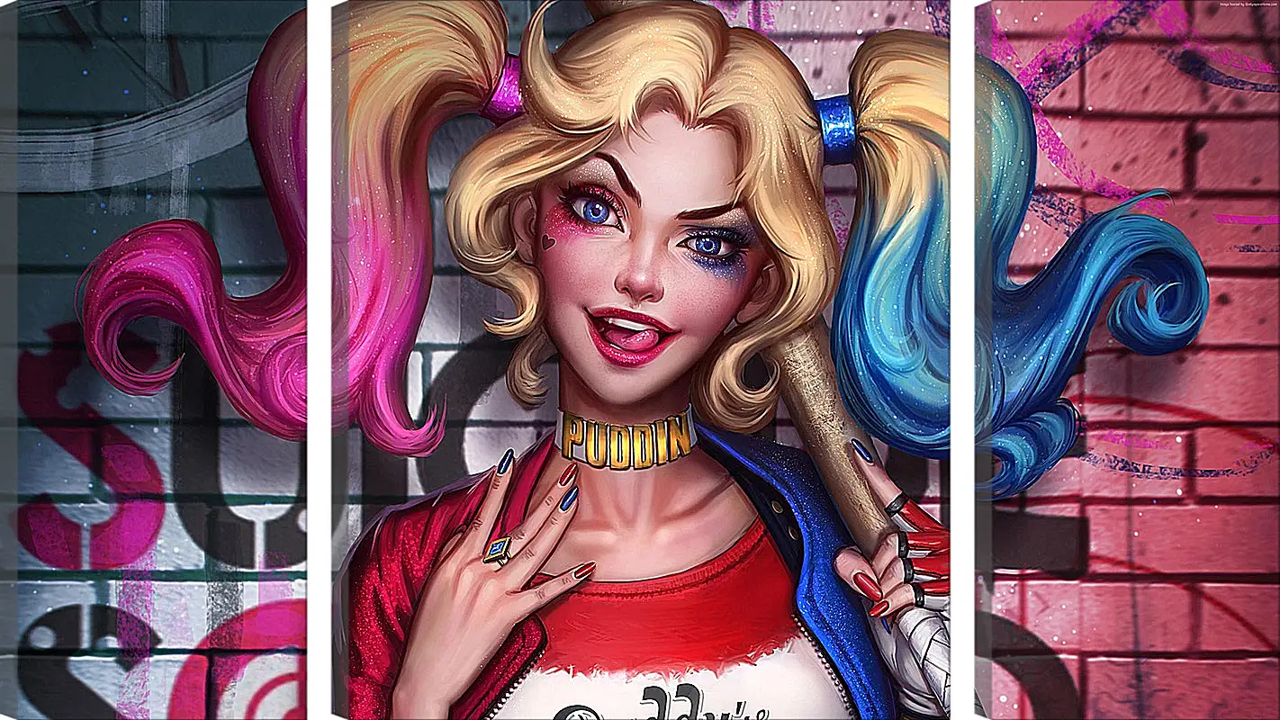 Модульная картина - Харли Квинн (Harley Quinn)