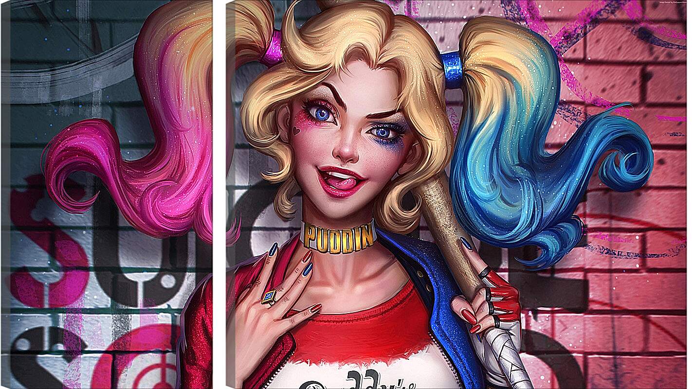 Модульная картина - Харли Квинн (Harley Quinn)