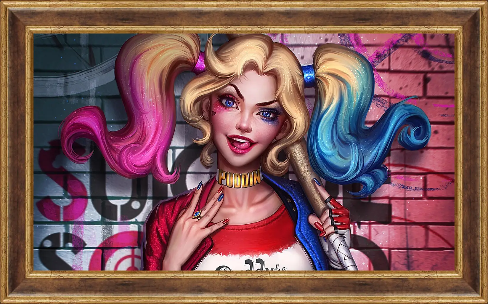 Картина в раме - Харли Квинн (Harley Quinn)