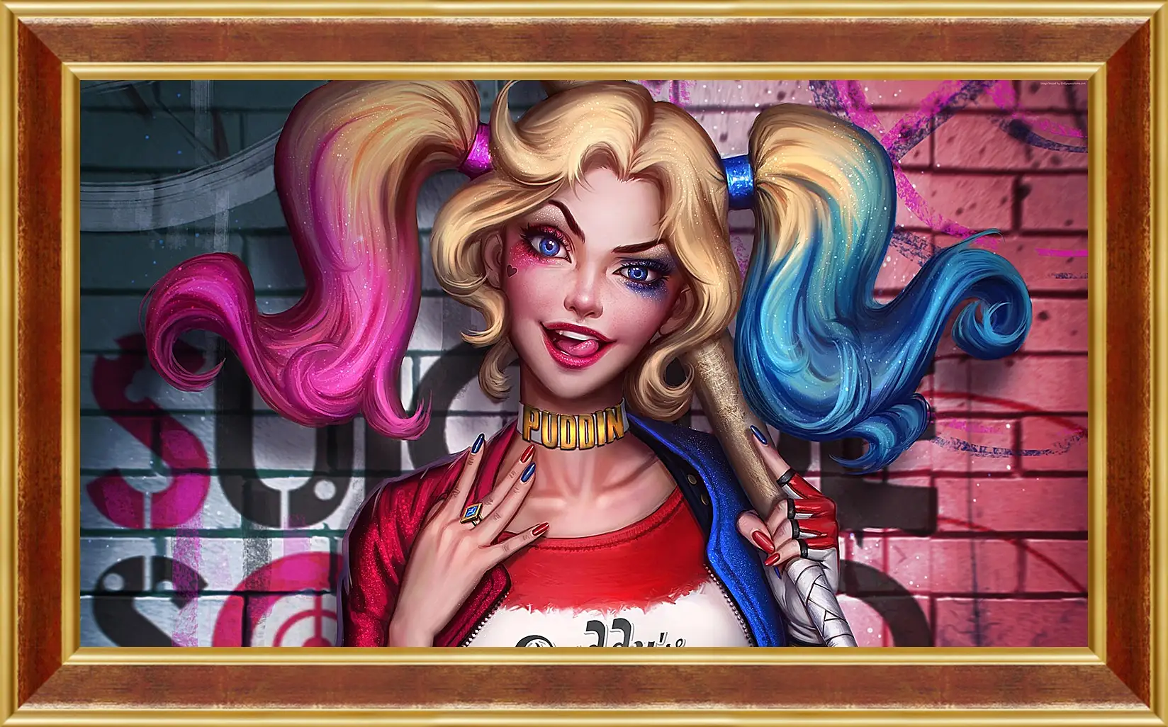 Картина в раме - Харли Квинн (Harley Quinn)