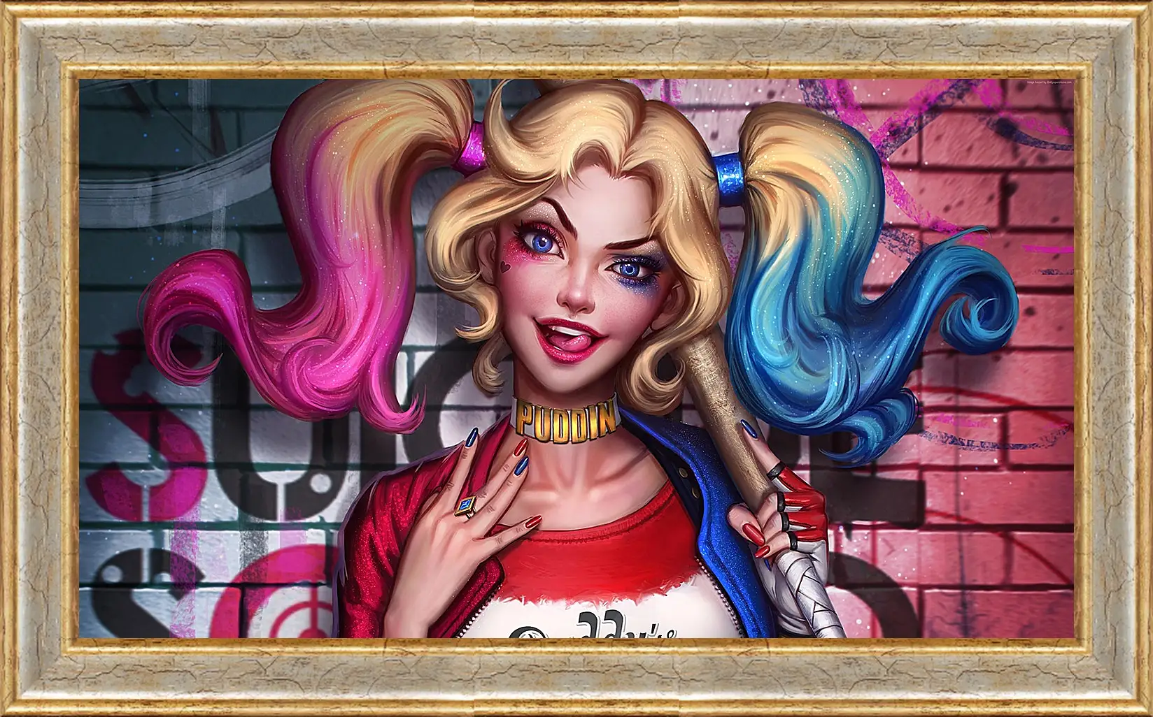 Картина в раме - Харли Квинн (Harley Quinn)