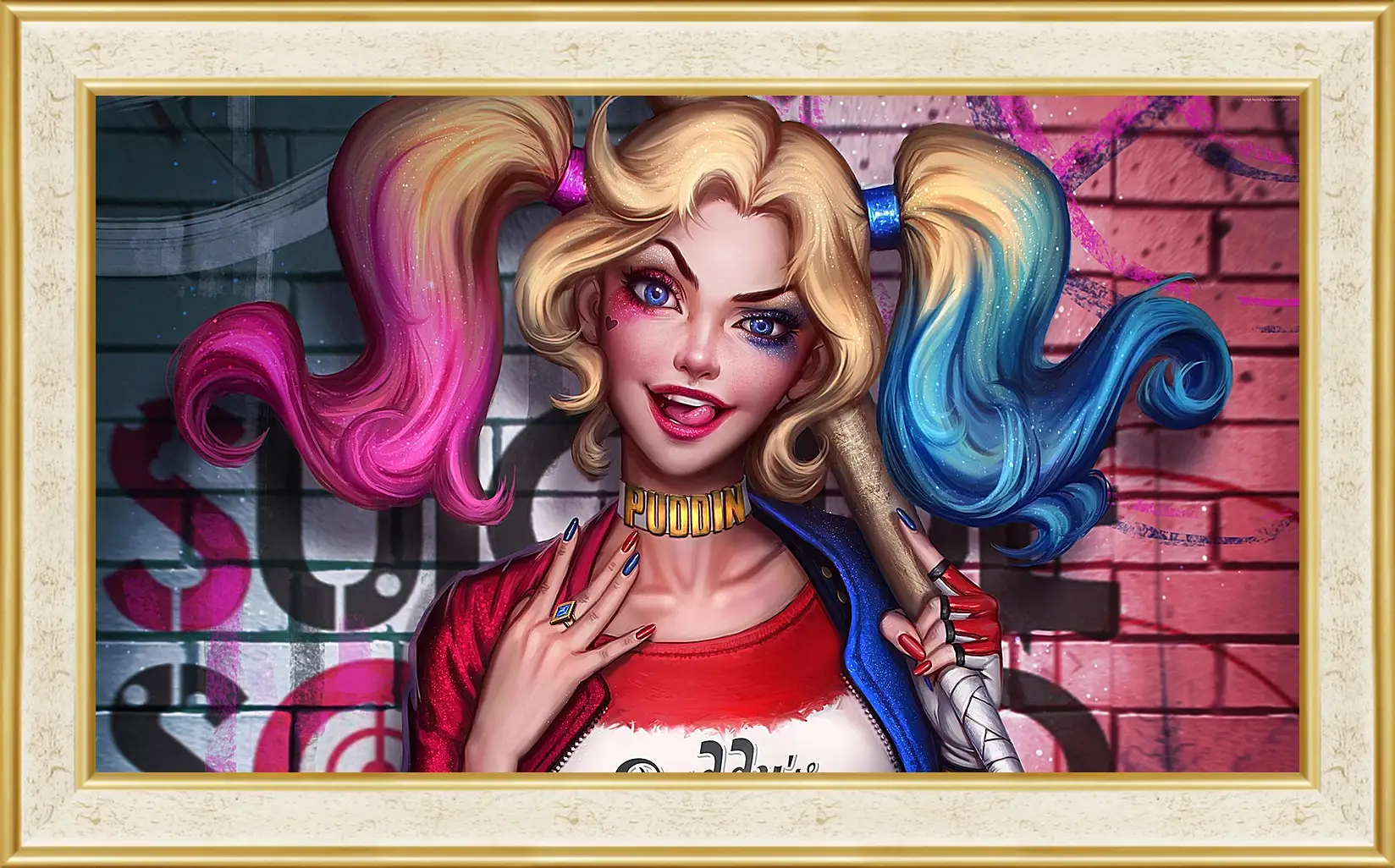 Картина в раме - Харли Квинн (Harley Quinn)