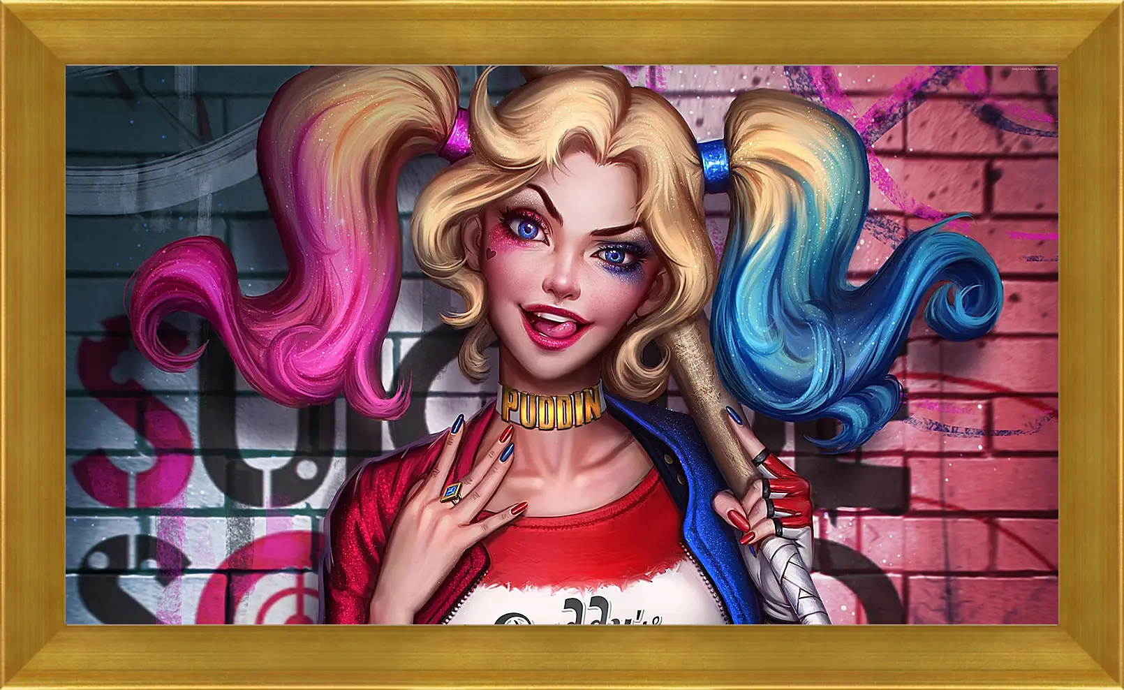 Картина в раме - Харли Квинн (Harley Quinn)