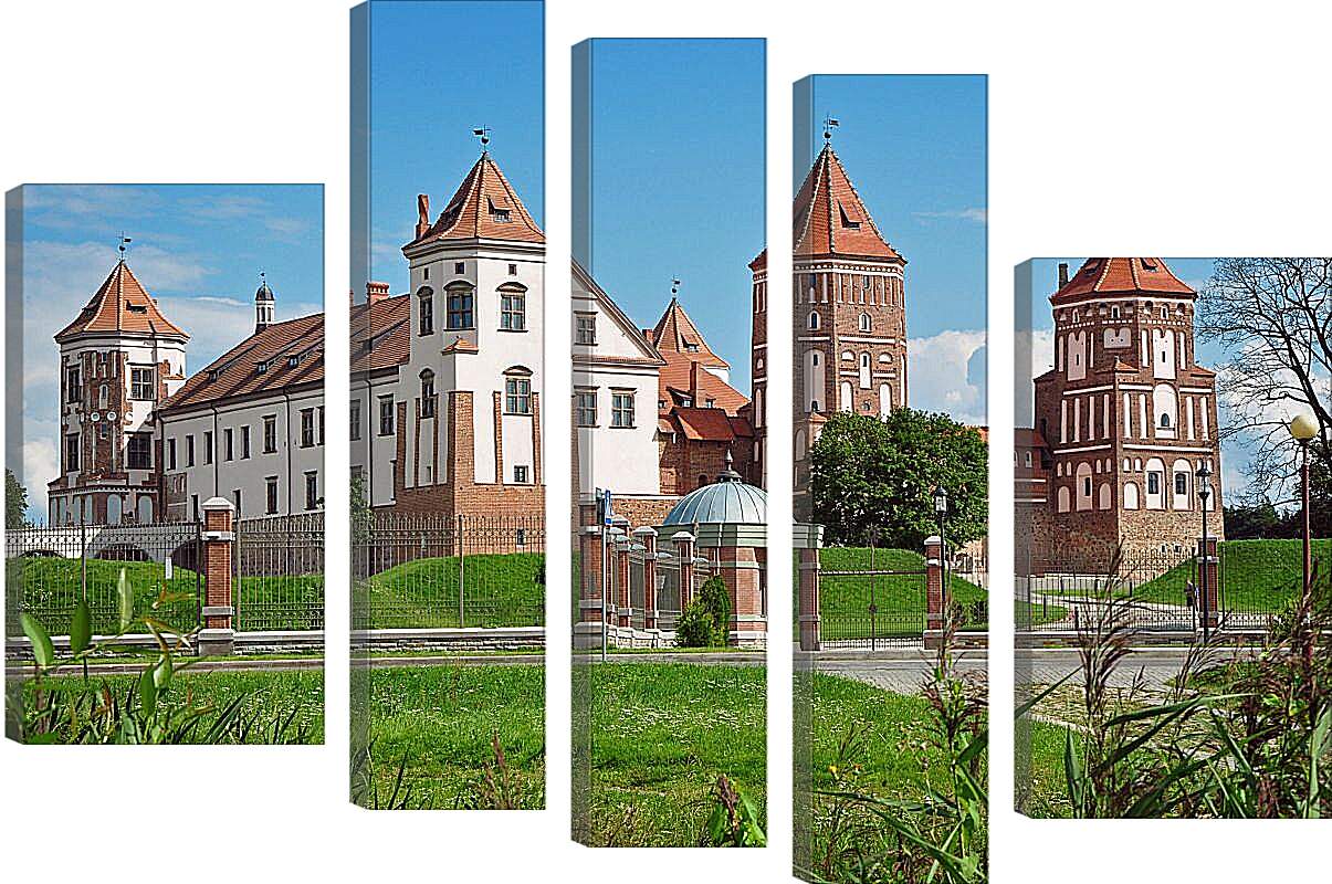 Модульная картина - Мирский замок 1. Республика Беларусь
