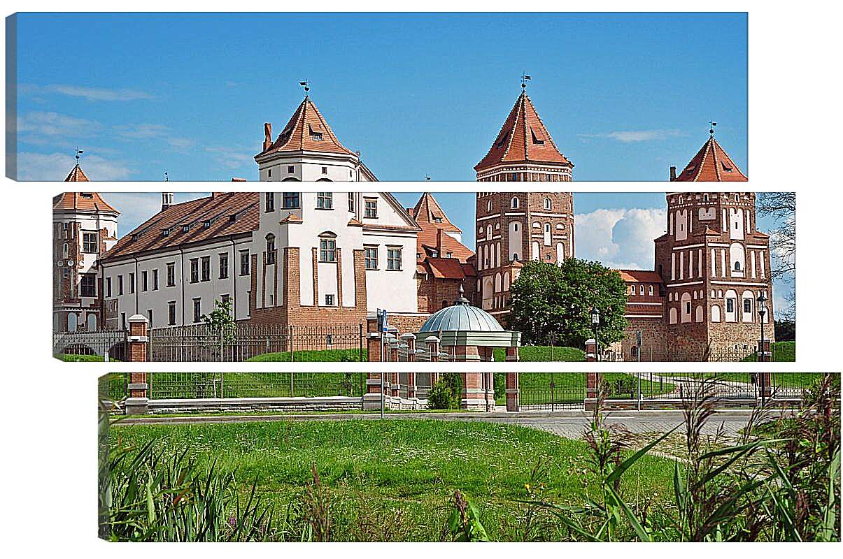 Модульная картина - Мирский замок 1. Республика Беларусь