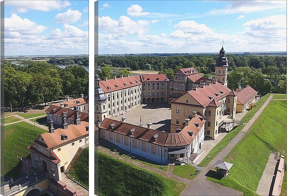 Модульная картина - Несвижский замок 2. Республика Беларусь