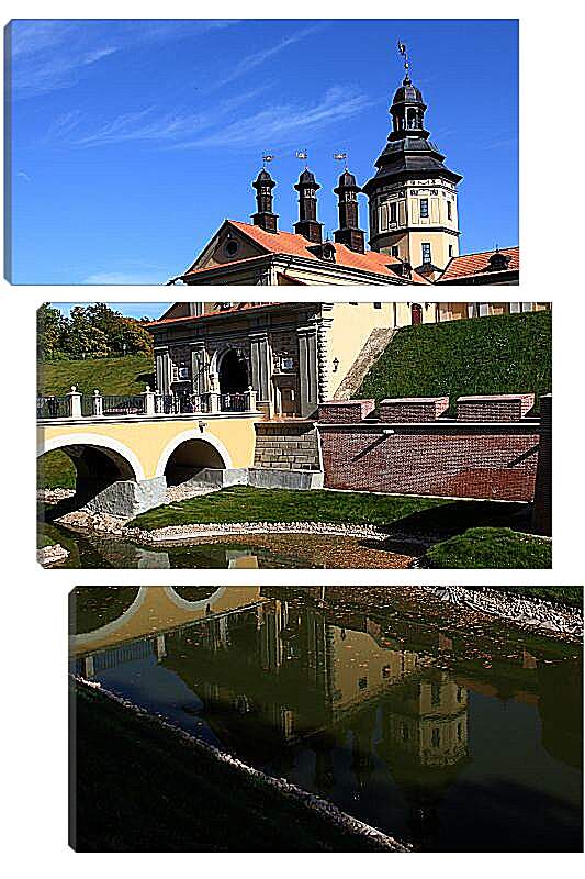 Модульная картина - Несвижский замок 1. Республика Беларусь
