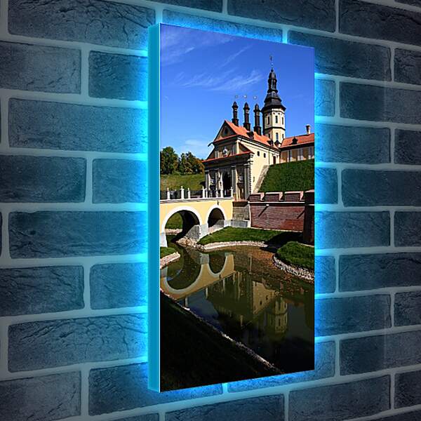 Лайтбокс световая панель - Несвижский замок 1. Республика Беларусь