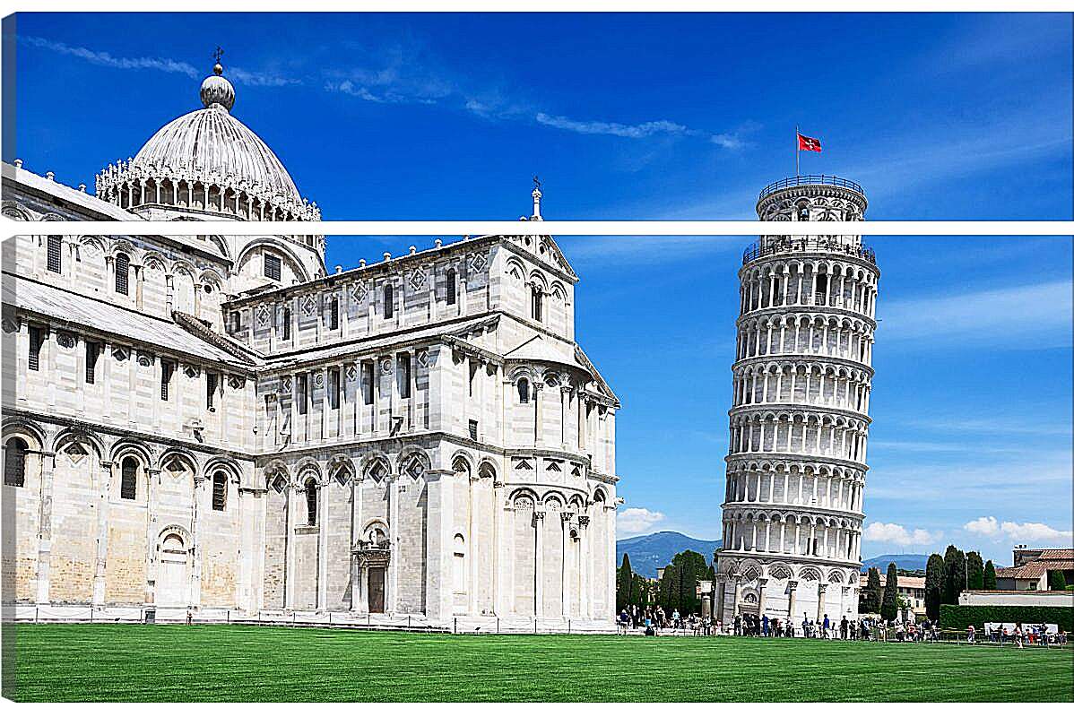 Модульная картина - Пизанская башня 4. Италия