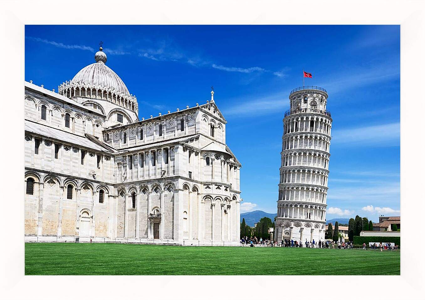 Картина в раме - Пизанская башня 4. Италия