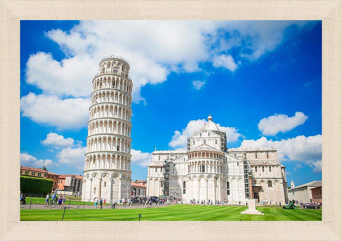 Картина в раме - Пизанская башня 3. Италия