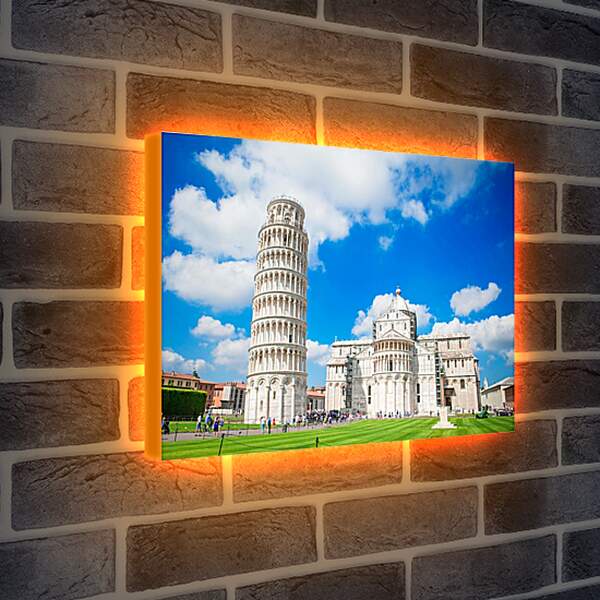 Лайтбокс световая панель - Пизанская башня 3. Италия