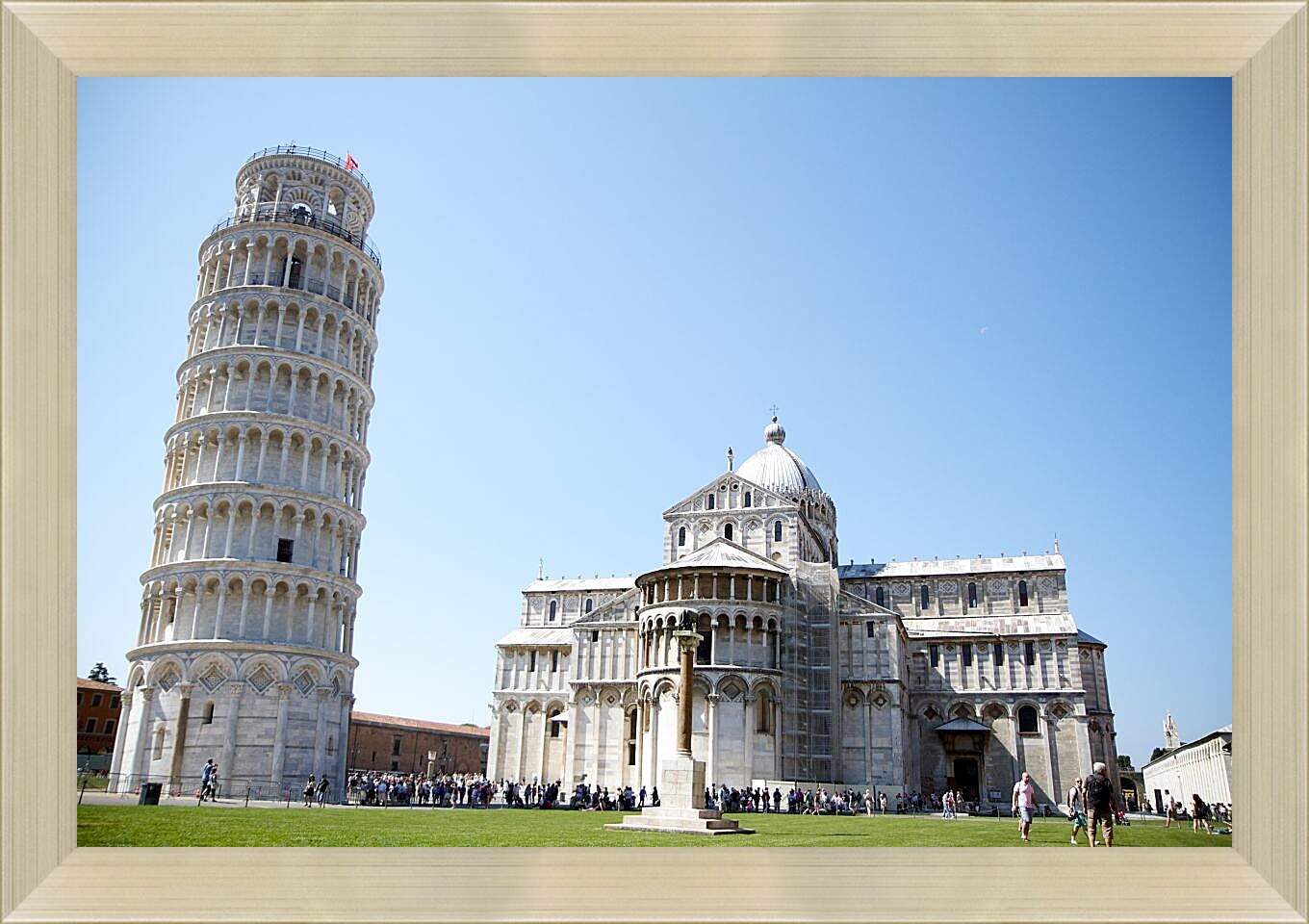 Картина в раме - Пизанская башня 2. Италия