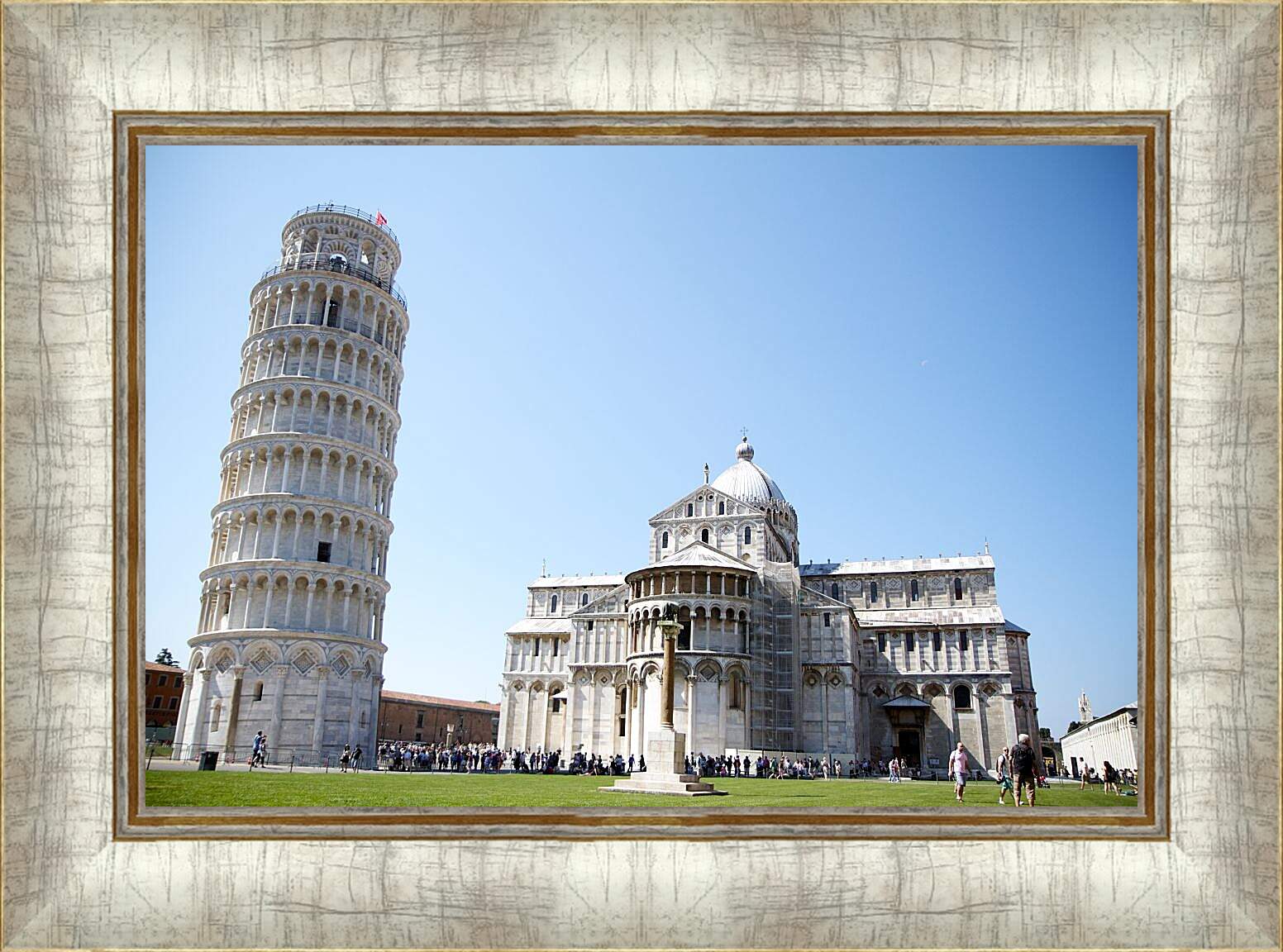 Картина в раме - Пизанская башня 2. Италия