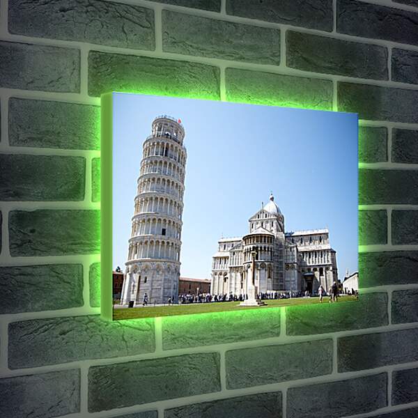 Лайтбокс световая панель - Пизанская башня 2. Италия