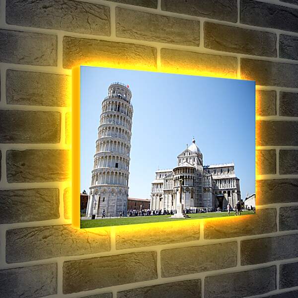Лайтбокс световая панель - Пизанская башня 2. Италия